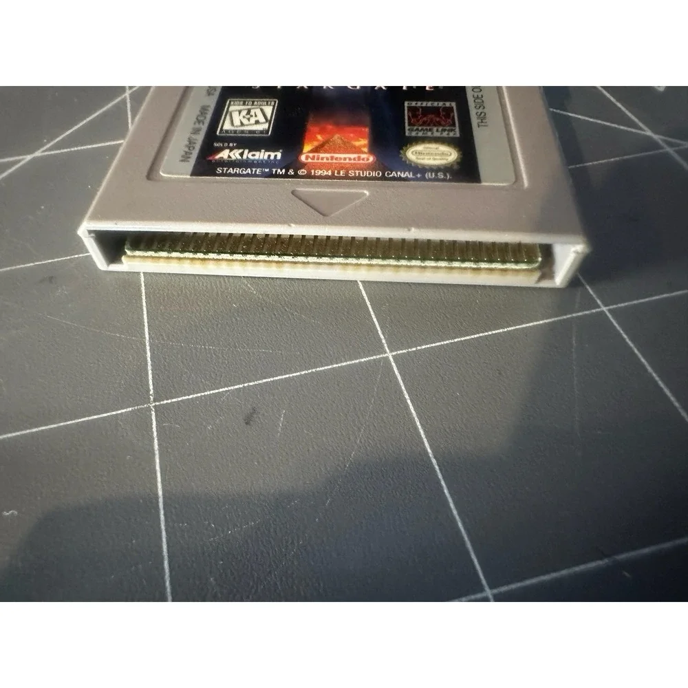 Nintendo Game Boy 1994 STARGATE Cartridge tested.